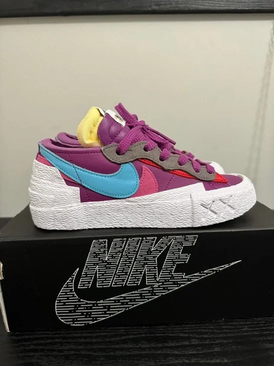 Nike sacai x KAWS Blazer Low in
Purple Dusk 3.5M/5W - Picture 1 of 3